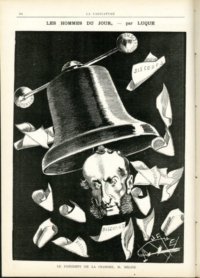 Illustration av Manuel Luque (1854-1919) i La Caricature (1880) av Manuel Luque