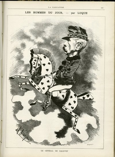 Illustration av Manuel Luque (1854-1919) i La Caricature (1880) av Manuel Luque