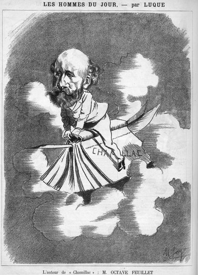 Octave Feuillet (1821-1890) fransk författare. av Manuel Luque
