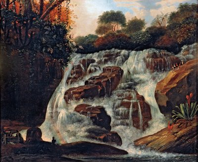 Great Tijuca Waterfall av Manuel de Araújo Porto Alegre