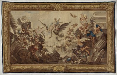 Förstörelsen av Armidas palats av Manufacture Royale des Gobelins