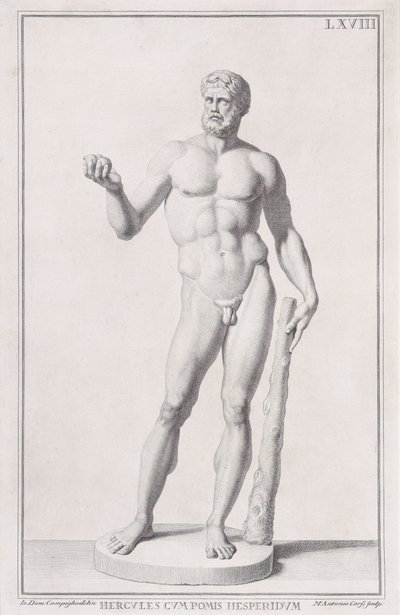 Staty av Herkules, 1734. av Marc