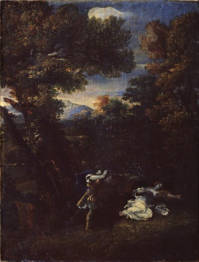 Cephalus och Procris av Marcantonio Franceschini