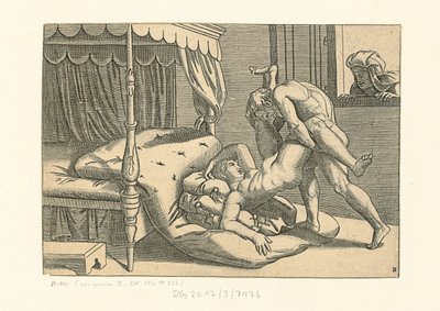 Jag Modi. Position 9, 1530-1540. av Marcantonio, Raimondi