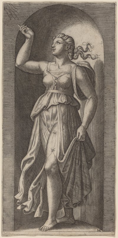 Tro av Marcantonio Raimondi after Raphael