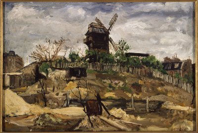 Moulin de la Galette, cirka 1920 (olja) av Marcel Leprin