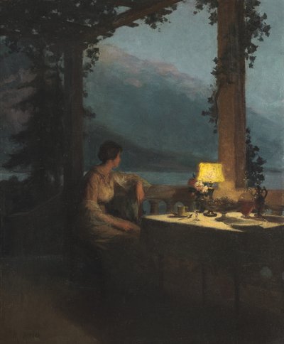 Terrassen, Annecy av Marcel Rieder