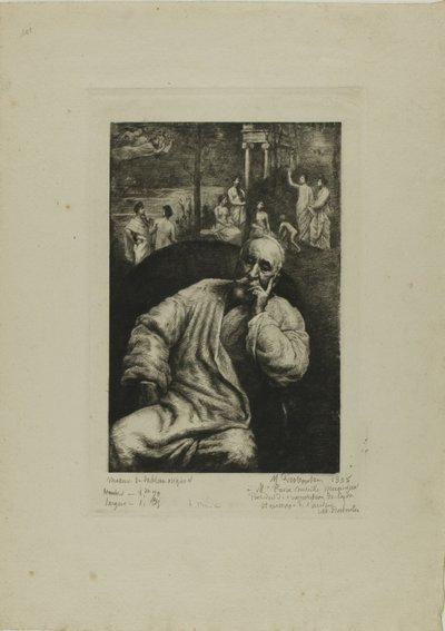 Pierre Puvis de Chavannes, Porträtt och komposition av Marcellin Gilbert Desboutin