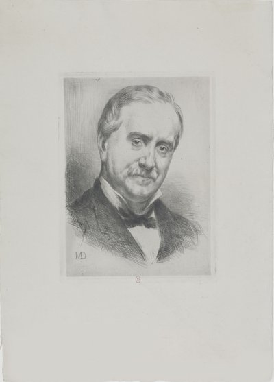 Porträtt av Paul Durand-Ruel 1831-1922, 1882. av Marcellin Gilbert Desboutin
