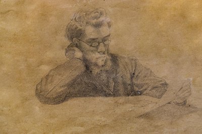 Telemachus Signorini av Marcellin Gilbert Desboutin