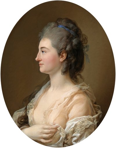 Porträtt av Catherina Gattai Tomatis (Thomatis). av Marcello Bacciarelli