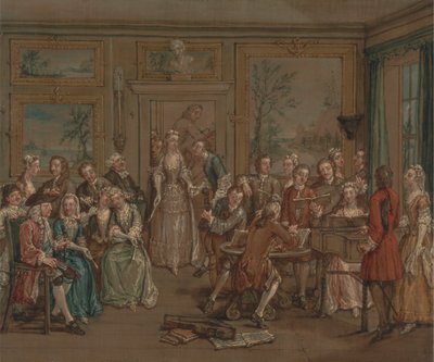 Musikaliskt samtal av Marcellus Laroon the Younger