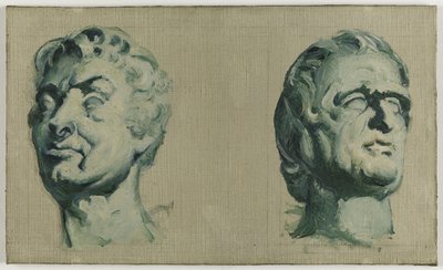 Skiss till Salon des Sciences på Hôtel de Ville i Paris: Cuvier - Lavoisier, 1890 (olja på duk, kartong) av Marchal Marchal