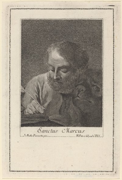Sankt Markus av Marco Alvise Pitteri after Giovanni Battista Piazzetta