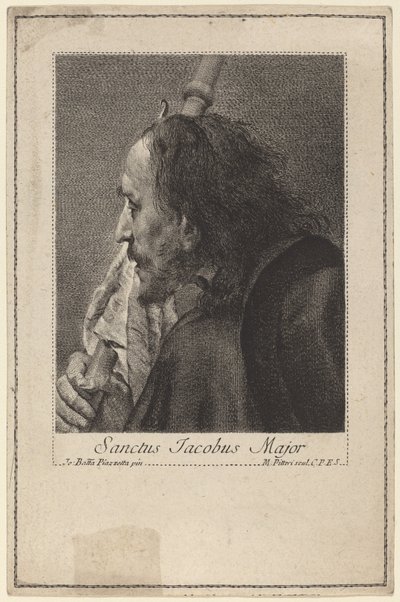 Sankt Jakob majoren av Marco Alvise Pitteri after Giovanni Battista Piazzetta
