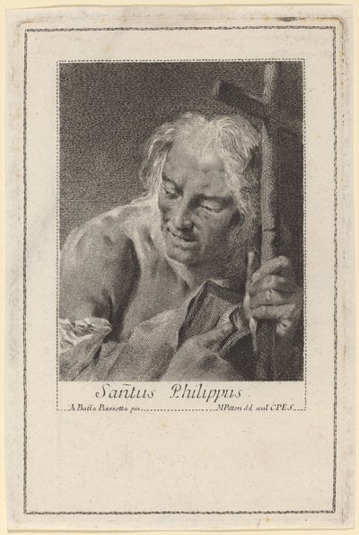 Sankt Filip av Marco Alvise Pitteri after Giovanni Battista Piazzetta