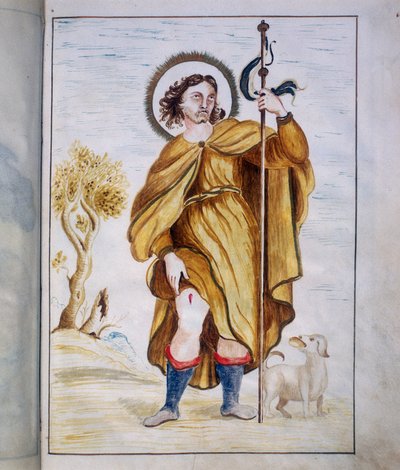 Belysning från "Bull of the Aggregation auta från det ärevördiga arkivkonstnären i San Rocco i Rom av Marco Antonio Binarelli