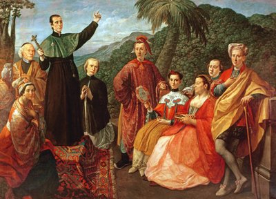 En jesuit och hans familj av Marco Benefial