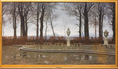 Turin Royal Gardens efter marsregnen av Marco Calderini