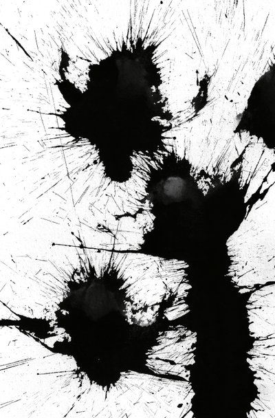 Blot, 2014 (bläck på papper) av Marco Campedelli