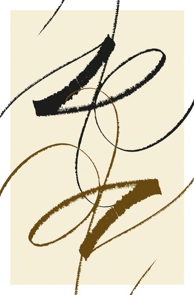 Dance, 2014 (tusch på papper) av Marco Campedelli