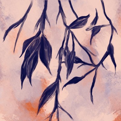 Naturens nedgång, 2024 (digital målning) av Marco Campedelli