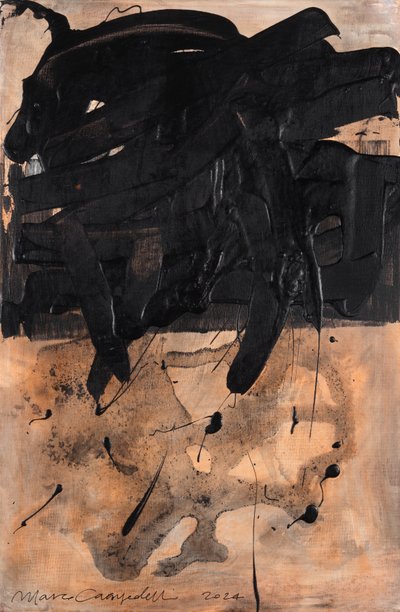 Duo, 2024 (akryl på duk) av Marco Campedelli