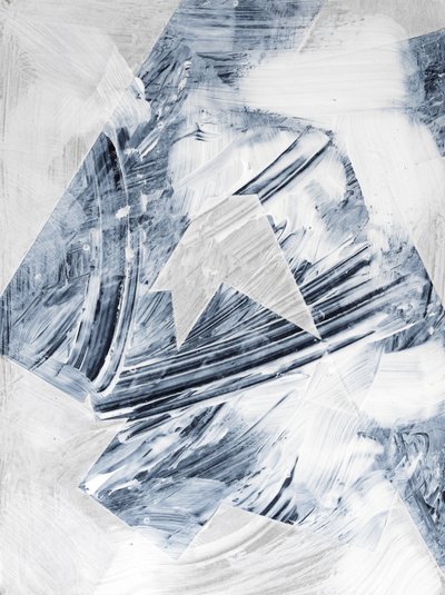 Geometric white, 2024 (blandteknik) av Marco Campedelli