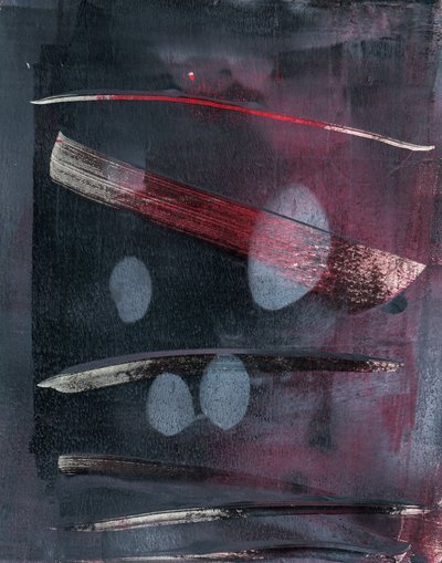 Planeter, 2024 (monotyp) av Marco Campedelli
