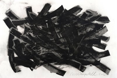 Saltus, 2012 (tusch på papper) av Marco Campedelli