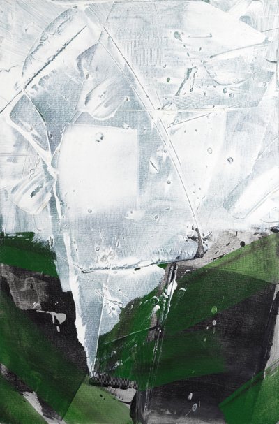 The Wall, 2023 (akryl på duk) av Marco Campedelli