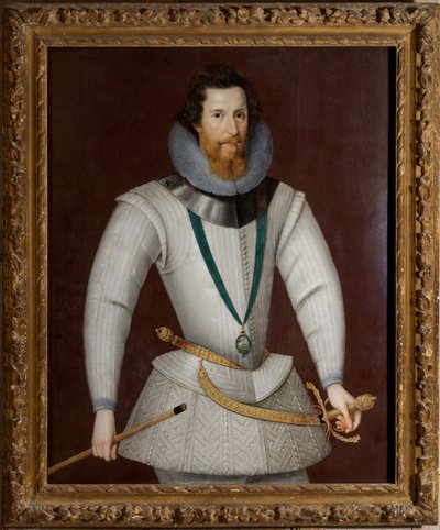 Robert Devereux, 2:e earl av Essex (1556-1601) av Marcus (attr. to) Gheeraerts