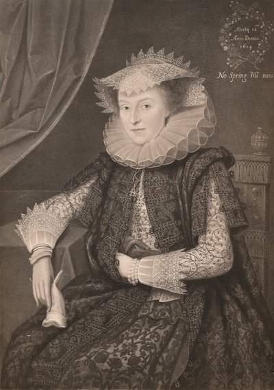 Mary Sidney, grevinna av Pembroke, 1614, 1904 av Marcus Garret Gheeraerts the Younger