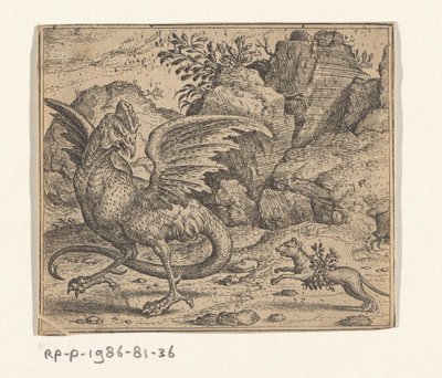 Fabel om basilisken och vesslan av Marcus Gheeraerts (I)