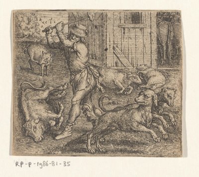 Fabel om bonden och hans hundar av Marcus Gheeraerts (I)