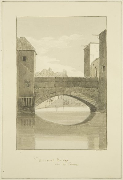 Bridewell Bridge över Frome, ser norrut av Marcus H. Homes