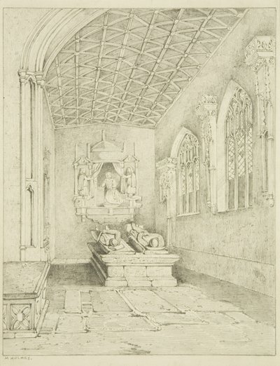 Monument i South Aisle of St Mark