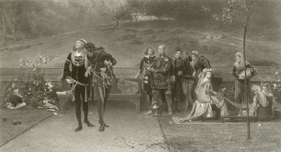 Edward II och Piers Gaveston av Marcus Stone