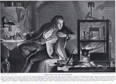 James Watt and the Steam-Engine, illustration från 