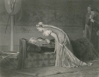 Lear och Cordelia, kung Lear av Marcus Stone