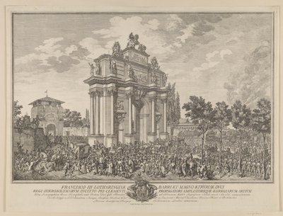 Frantz Stephans hederssport, vid intåget i Florens 1739 av Marcus Tuscher