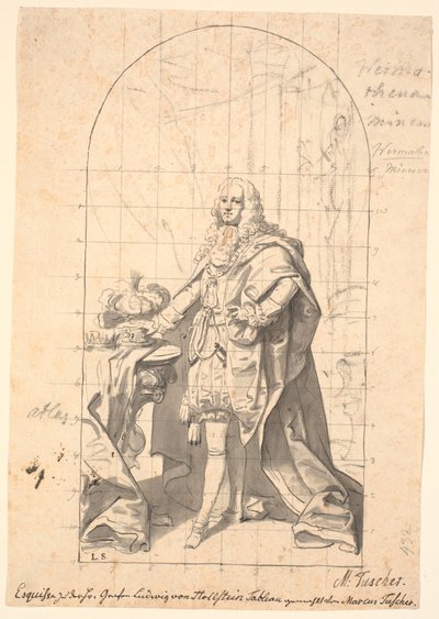 länsgreve, hembygdsrådet J.L. Holstein av Marcus Tuscher