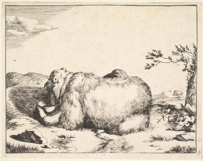 från The Set of The Bears, ca. 1664. av Marcus de Bye
