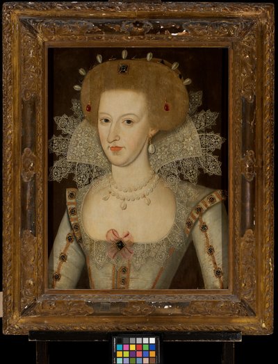 Anne av Danmark, drottning av Jakob I och VI (1574-1619) av Marcus the Younger (circle of) Gheeraerts
