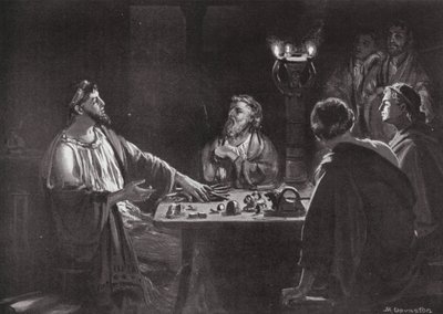 Införande av mått och vikt i Grekland (litografi) av Margaret (after) Dovaston