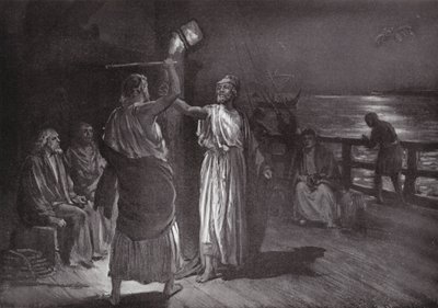 "Slå, men hör mig" (litografi) av Margaret (after) Dovaston