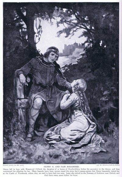 Henrik II och den vackra Rosamund av Margaret Dovaston