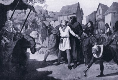 Richards sida väcker misstankar på marknadsplatsen i Erdburg AD1192 av Margaret Dovaston