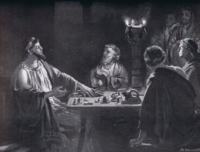 Införandet av mått och vikt i Grekland, illustration från "Hutchinson