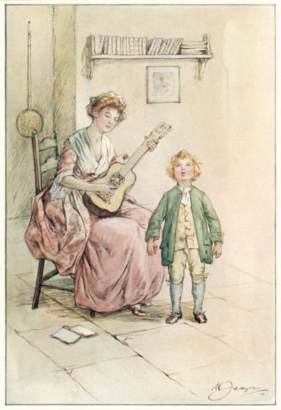 The Vicar of Wakefield av Oliver Goldsmith (färglitografi) av Margaret Jameson